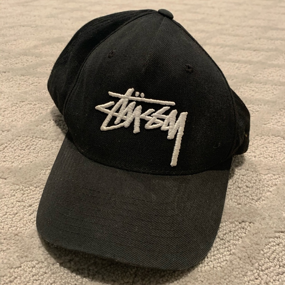 Black Stussy SnapBack